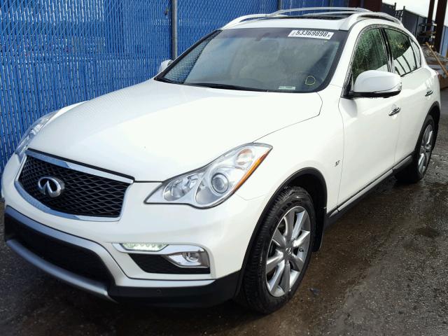 JN1BJ0RP7HM386977 - 2017 INFINITI QX50 WHITE photo 2