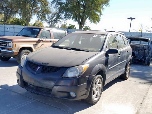 5Y2SM62873Z409695 - 2003 PONTIAC VIBE BLACK photo 2