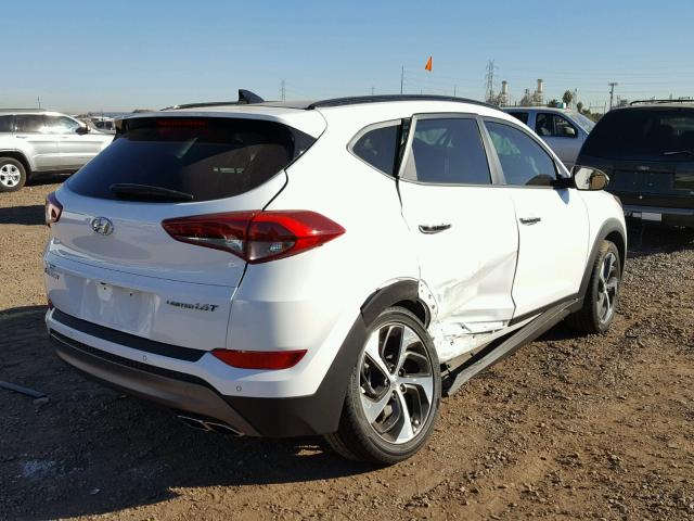 KM8J33A24GU149653 - 2016 HYUNDAI TUCSON LIM WHITE photo 4