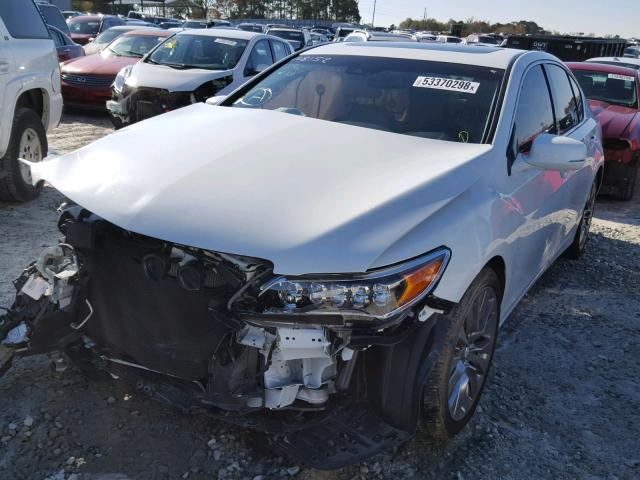 JH4KC1F96GC001771 - 2016 ACURA RLX ADVANC WHITE photo 2