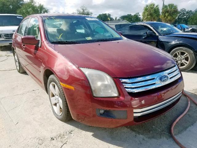 3FAHP07Z87R122995 - 2007 FORD FUSION SE MAROON photo 1