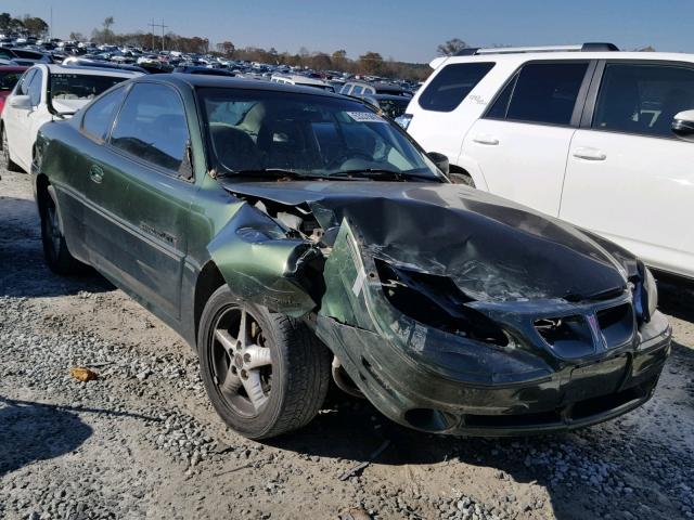 1G2NW12E3YM874953 - 2000 PONTIAC GRAND AM G GREEN photo 1