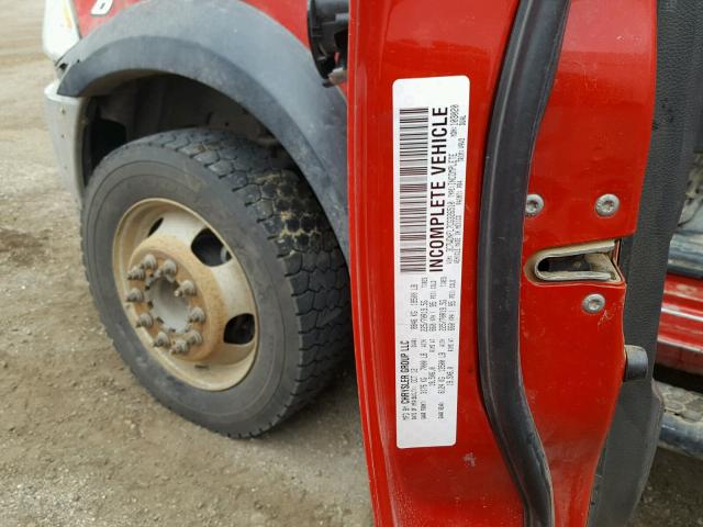 3C7WDNFL7CG326510 - 2012 DODGE RAM 5500 S RED photo 10