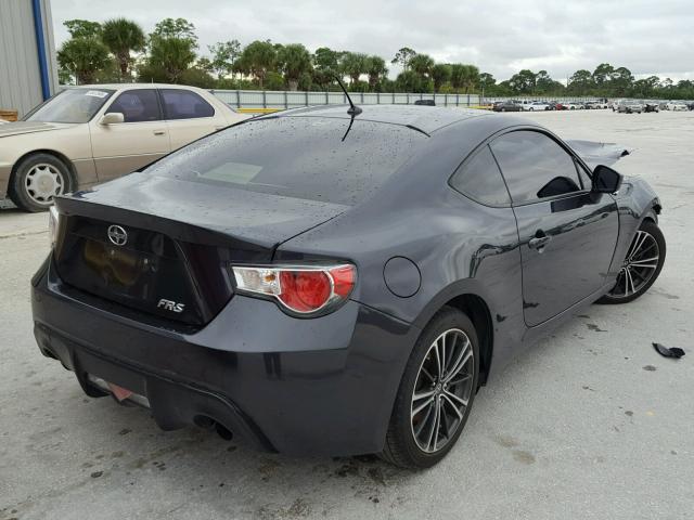 JF1ZNAA18D2710849 - 2013 TOYOTA SCION FR-S GRAY photo 4