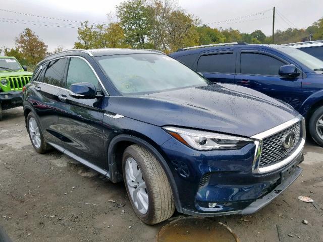 3PCAJ5M38KF126887 - 2019 INFINITI QX50 ESSEN BLUE photo 1