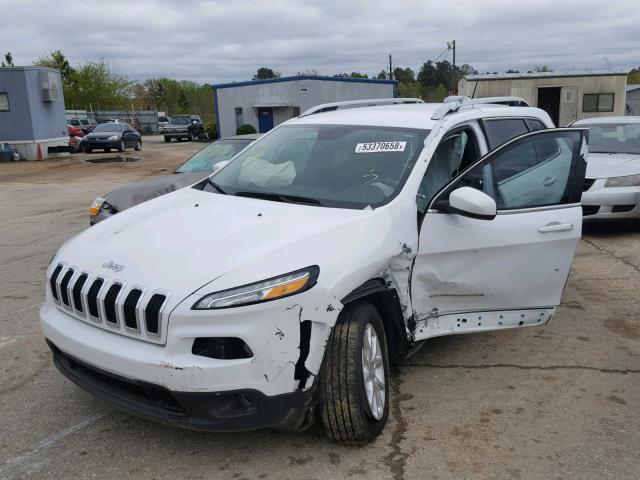 1C4PJLCB1JD553566 - 2018 JEEP CHEROKEE L WHITE photo 2