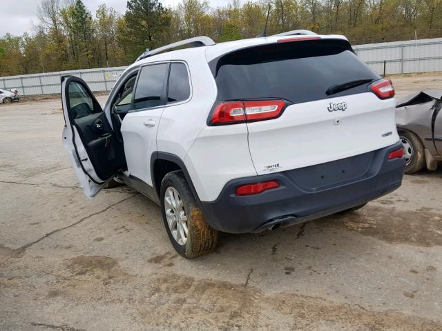 1C4PJLCB1JD553566 - 2018 JEEP CHEROKEE L WHITE photo 3