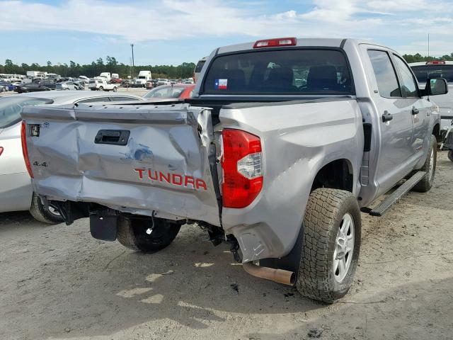 5TFDW5F13HX598228 - 2017 TOYOTA TUNDRA CRE SILVER photo 4