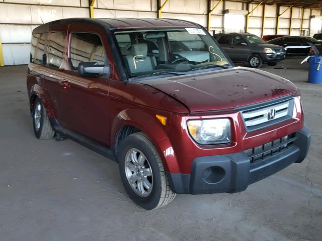 5J6YH28728L019579 - 2008 HONDA ELEMENT EX RED photo 1