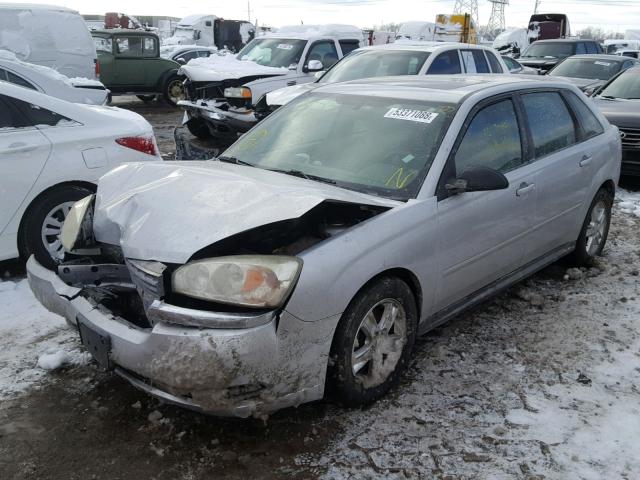 1G1ZT64855F153164 - 2005 CHEVROLET MALIBU MAX SILVER photo 2