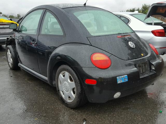 3VWBB61C1WM021151 - 1998 VOLKSWAGEN NEW BEETLE BLACK photo 3