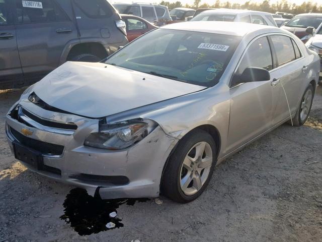 1G1ZA5E05AF252571 - 2010 CHEVROLET MALIBU LS 银色 照片 2