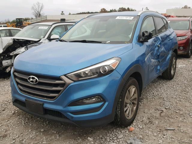 KM8J3CA47GU117345 - 2016 HYUNDAI TUCSON LIM BLUE photo 2