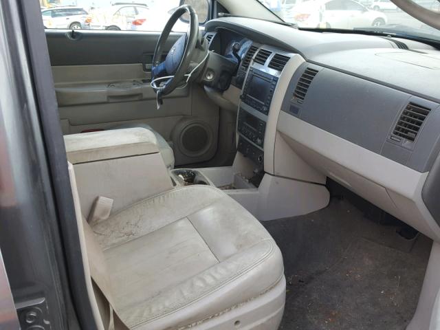 1D8HB58D25F563798 - 2005 DODGE DURANGO LI GRAY photo 5