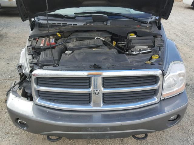 1D8HB58D25F563798 - 2005 DODGE DURANGO LI GRAY photo 7