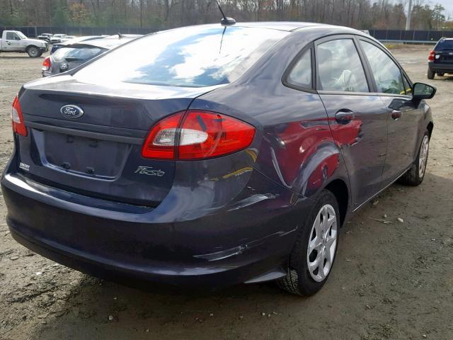 3FADP4AJ3CM114688 - 2012 FORD FIESTA S BLUE photo 4