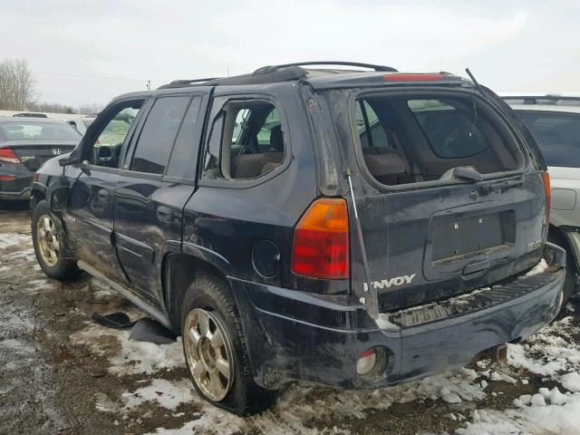 1GKDT13S932261684 - 2003 GMC ENVOY BLACK photo 3