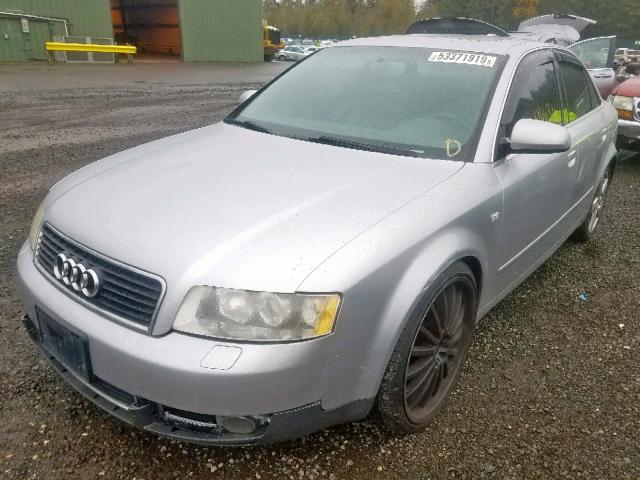 WAUJT68E34A140717 - 2004 AUDI A4 3.0 SILVER photo 2