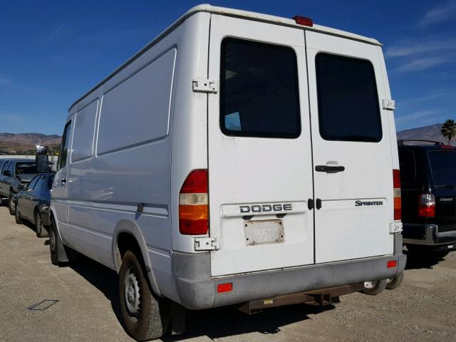 WD2PD644745650938 - 2004 DODGE SPRINTER WHITE photo 3