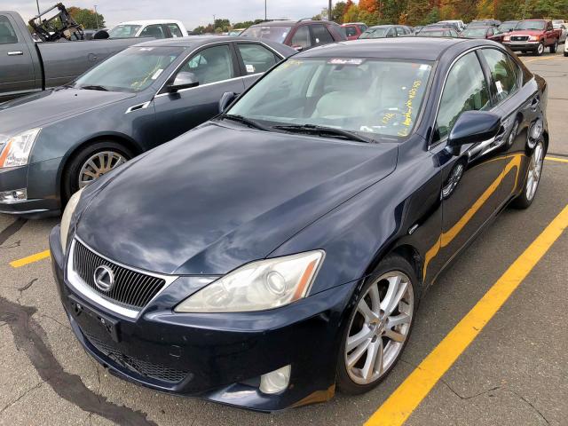 JTHBK262865016643 - 2006 LEXUS IS 250 BLUE photo 2