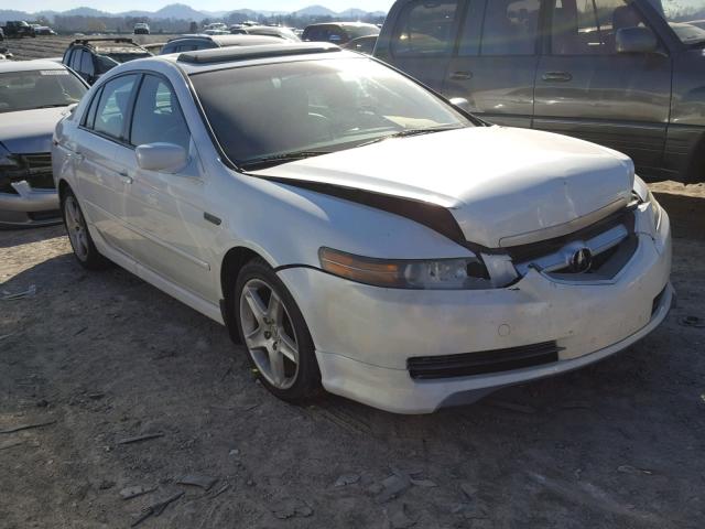 19UUA66254A038237 - 2004 ACURA TL WHITE photo 1