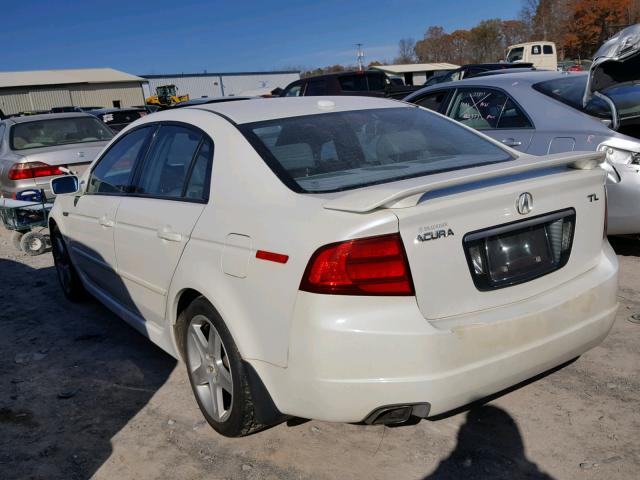 19UUA66254A038237 - 2004 ACURA TL WHITE photo 3