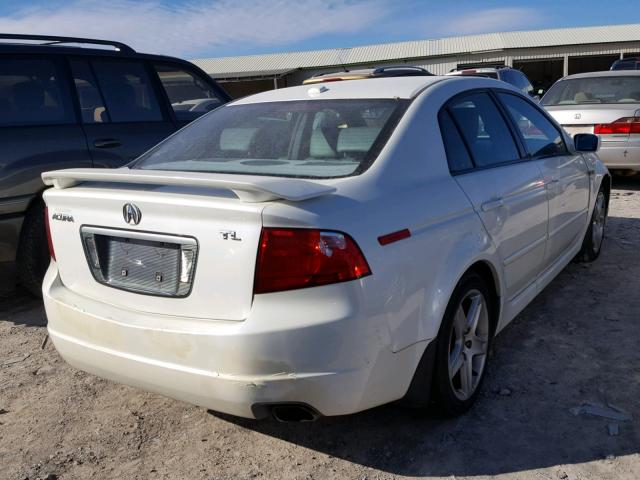 19UUA66254A038237 - 2004 ACURA TL WHITE photo 4