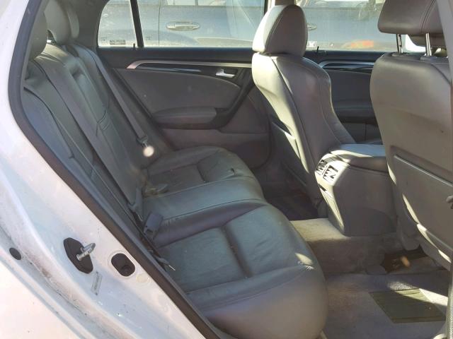 19UUA66254A038237 - 2004 ACURA TL WHITE photo 6