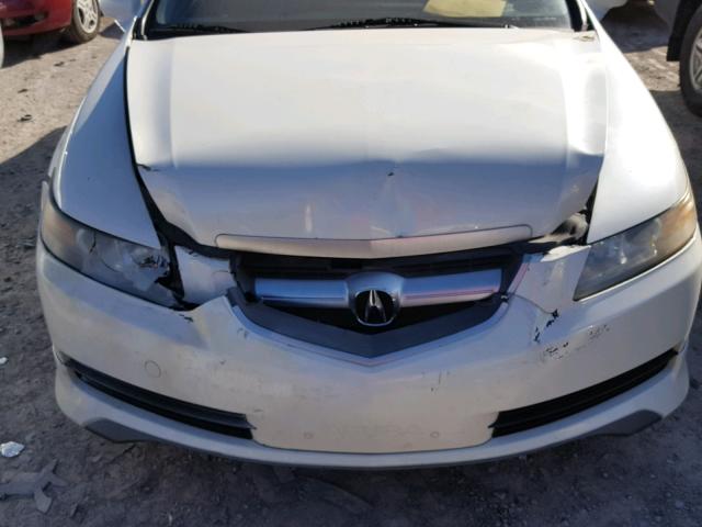 19UUA66254A038237 - 2004 ACURA TL WHITE photo 7