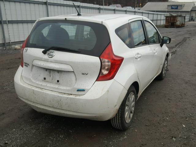 3N1CE2CP1FL420562 - 2015 NISSAN VERSA NOTE WHITE photo 4