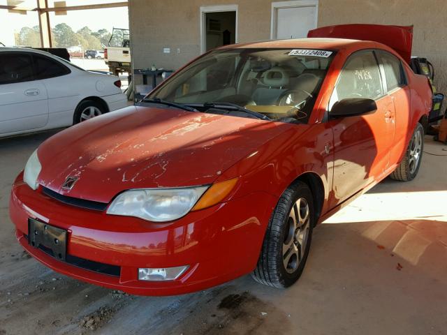 1G8AW14F65Z166592 - 2005 SATURN ION LEVEL RED photo 2