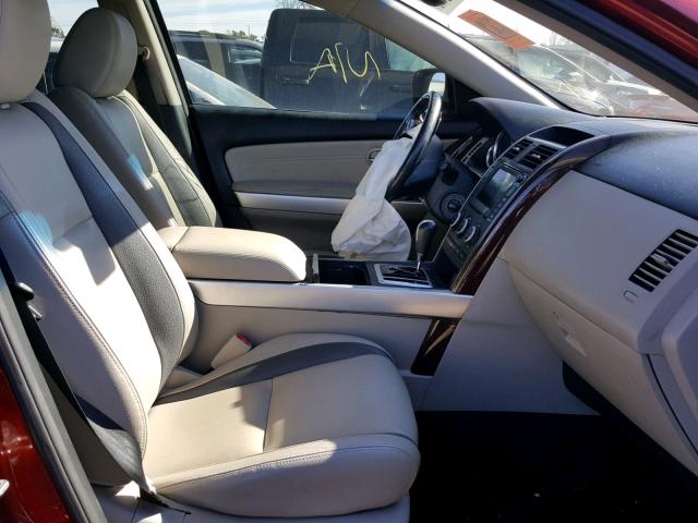 JM3TB28A580144372 - 2008 MAZDA CX-9 MAROON photo 5