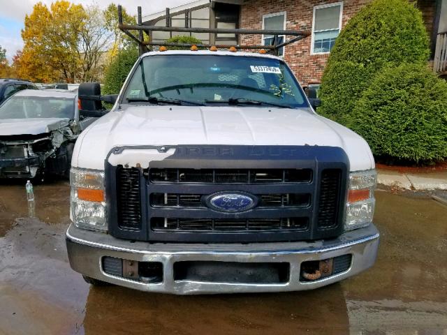 1FDNF20578EE06721 - 2008 FORD F250 SUPER WHITE photo 9