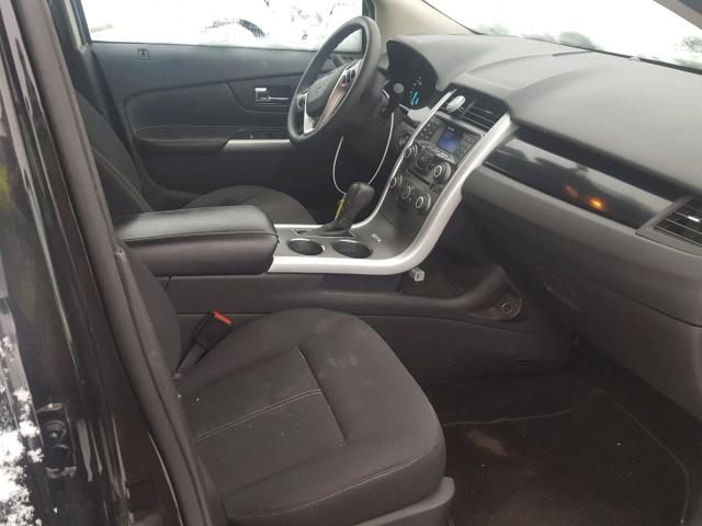 2FMDK3GC7DBB09827 - 2013 FORD EDGE SE BLACK photo 5