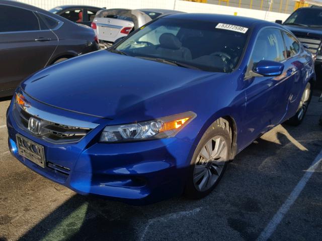 1HGCS1B36BA015105 - 2011 HONDA ACCORD LX- BLUE photo 2