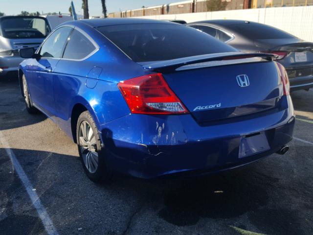 1HGCS1B36BA015105 - 2011 HONDA ACCORD LX- BLUE photo 3