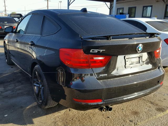 WBA3X5C54ED242588 - 2014 BMW 328 XIGT BLACK photo 3