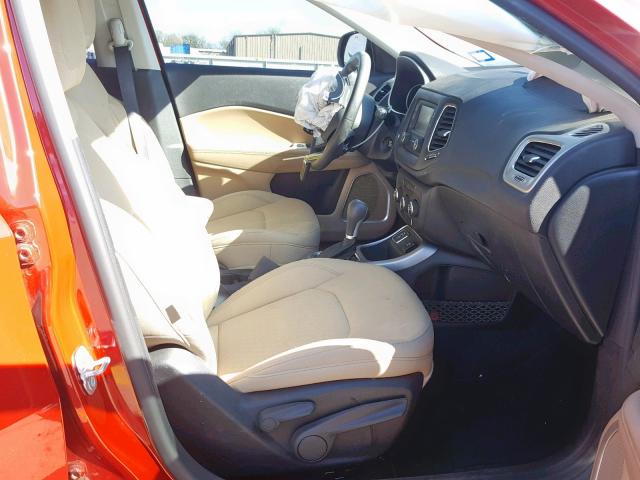 3C4NJCAB9HT617240 - 2017 JEEP COMPASS SP 红色 照片 5