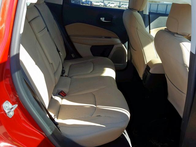 3C4NJCAB9HT617240 - 2017 JEEP COMPASS SP 红色 照片 6