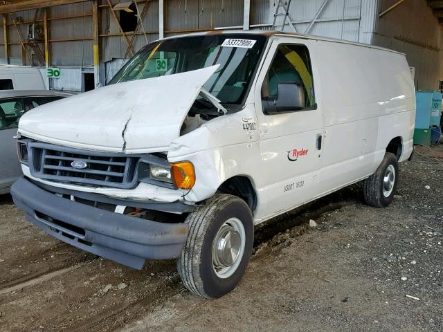 1FTSE34L76HA47603 - 2006 FORD ECONOLINE WHITE photo 2