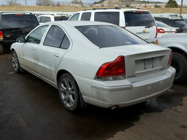 YV1RS592492734641 - 2009 VOLVO S60 2.5T WHITE photo 3