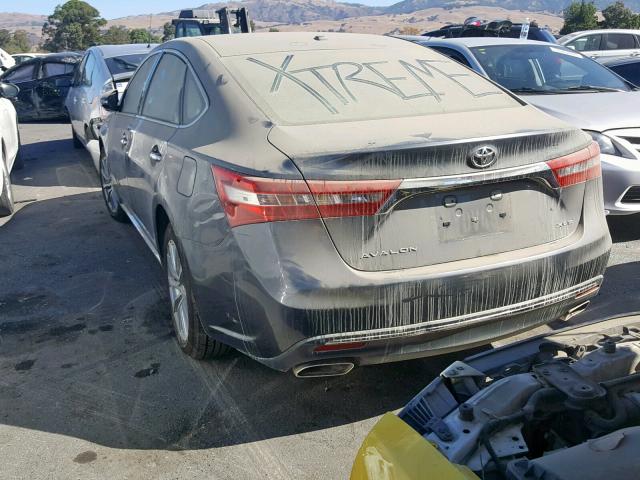 4T1BK1EB6JU270665 - 2018 TOYOTA AVALON XLE CHARCOAL photo 3