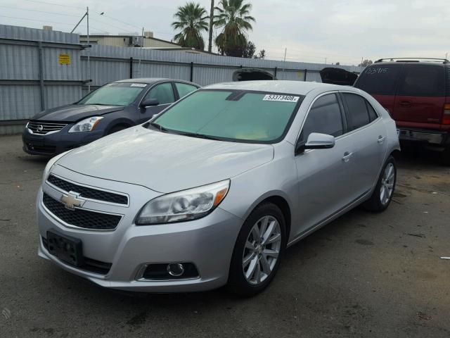 1G11E5SA2DF305987 - 2013 CHEVROLET MALIBU 2LT SILVER photo 2