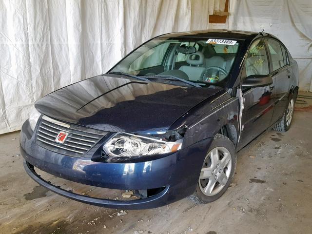 1G8AJ55F37Z203654 - 2007 SATURN ION LEVEL BLUE photo 2