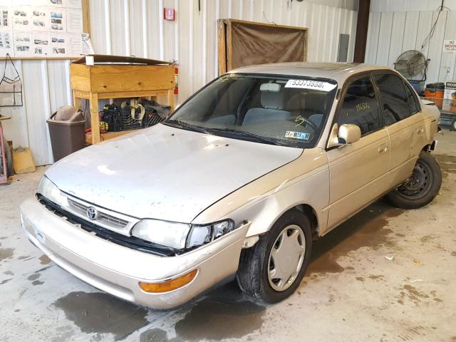 1NXBB02E5VZ592602 - 1997 TOYOTA COROLLA DX GOLD photo 2