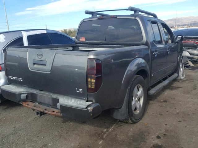 1N6AD07U25C448244 - 2005 NISSAN FRONTIER C CHARCOAL photo 4