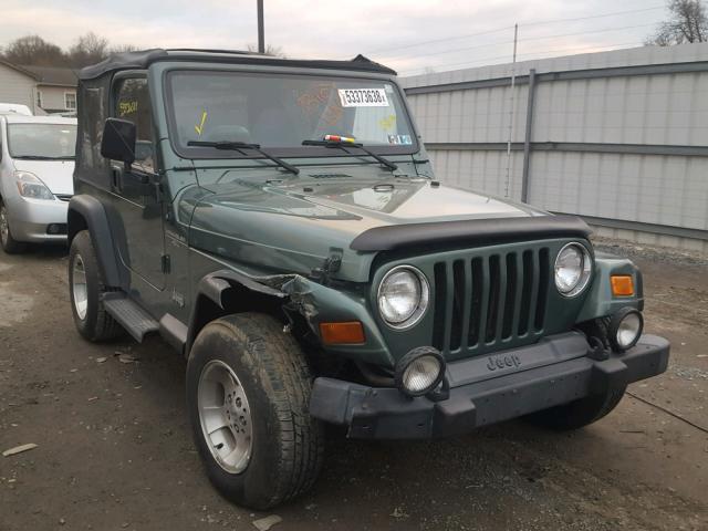 1J4FY19S4XP484733 - 1999 JEEP WRANGLER / GREEN photo 1