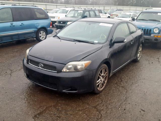JTKDE177X60070554 - 2006 TOYOTA SCION TC შავი ფოტო 2