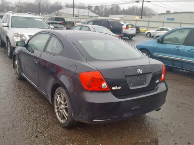 JTKDE177X60070554 - 2006 TOYOTA SCION TC შავი ფოტო 3