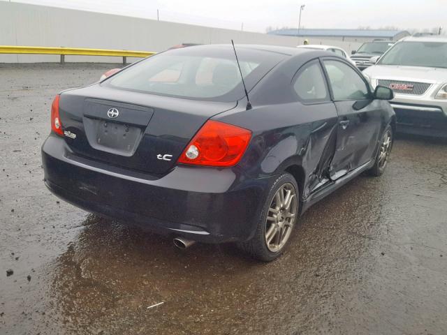 JTKDE177X60070554 - 2006 TOYOTA SCION TC შავი ფოტო 4